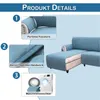 Prošívaný chránič pohovky ve tvaru písmene L Protector Náhled obrázku produktu 7