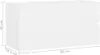 vidaXL Vanity Unit White 90x38,5x45 cm Drevo Materiál Náhľad obrázku produktu 7