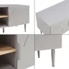 Table TV 'Starvili' avec 2 portes 120 x 40 x 45 cm Gris Voir les images du produit 7