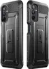 Two views of a black phone case with a kickstand. Náhľad obrázku produktu
