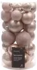 Boules de Noël Mix plastique 4-6cm Set de 30 - Rose Voir les images du produit 2