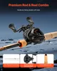 VEVOR Angelrute und Angelrolle (Baitcasting) im Set, 2,13 m Produktbild-Vorschau 2