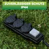 InLine® Outdoor-Steckdosenleiste, 3-fach Schutzkontakt, Produktbild-Vorschau 11