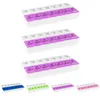 3x WELLGRO® Tablettenbox für 7 Tage - je 2 Fächer pro Tag, Produktbild-Vorschau 2