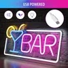 Segno al neon, segno al neon del bar, segno principale del Anteprima dell’immagine prodotto 7