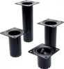 Möbelfuß schwarz Möbelbein 15 cm Sockelfuss + 1 cm Produktbild-Vorschau 3
