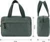 Jiliyote Große Damen Cord Kosmetiktasche für Reisen und Produktbild-Vorschau 5