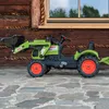 Tracteur à pédales Falk Claas avec remorque et pelle, vert, Voir les images du produit 5