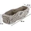 Zement Pflanzschale grau Baumstamm (B) 14 x 28cm Blumentopf Produktbild-Vorschau 5