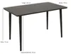 DEGAMO Gartentisch Esstisch DENVER 70x120cm, Metall Produktbild-Vorschau 7