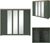 Kleiderschrank Landhausstil EPSOM-83 mit 3 Spiegeln, in Produktbild-Vorschau 2