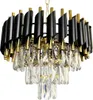 Żyrandol CRISTAL złoto-czarny-przezroczysty 5xE14x40W Podgląd zdjęcia produktu 2
