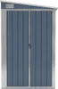 vidaXL Abri de jardin Gris 118x288x178 cm Acier galvanisé Voir les images du produit 8