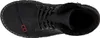 Auf dem Bild ist ein schwarzer Stiefel zu sehen der von der linken Seite abgebildet wird. Der Stiefel hat eine robuste Sohle und ein schlichtes Design ohne auffällige Verzierungen. Produktbild-Vorschau
