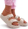 Damen Schaumstoff Plateau Pantoletten Beige Melorea 40 Produktbild-Vorschau 1