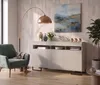 Große Kommode Fernsehschrank LUNA 3D Kaschmir/Kaschmir Produktbild-Vorschau 2