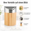 Seau à maquillage Bonja Bambou Voir les images du produit 14