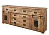 MASSIVMOEBEL24 | Buffet 200x45 Manguier laqué Bois naturel Voir les images du produit 1
