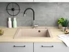 Granitspüle - Spülbecken - Küchenspüle - 57 x 50 cm - Beige Produktbild-Vorschau 5