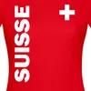 Spreadshirt Suisse Schweiz Landesflagge Trikot Frauen Produktbild-Vorschau 2