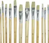 12er Set Flachpinsel – Borstenpinsel für Künstler – ideal Produktbild-Vorschau 5