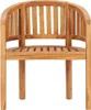 vidaXL Bananenstuhl Massivholz Teak Produktbild-Vorschau 3