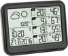 A digital weather station displaying time, date, indoor temperature, and humidity, along with readings from three remote sensors. Náhled obrázku produktu