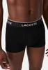 LACOSTE PACK DE TRES CALZONCILLOS TRUNK Schwarz Produktbild-Vorschau 8