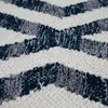Teppich Wohnzimmer Boho Stil Fransen Handgewebt Produktbild-Vorschau 3