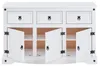 Sideboard RURAL im Mexiko Stil weiß lasiert Kommode Kiefer Produktbild-Vorschau 3