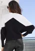 LASCANA Strickpullover weiß-schwarz Größe 36/38 Produktbild-Vorschau 4