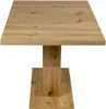 Esstisch VERONA II mit quadratischer Tischplatte und zentralem Säulenfuß aus Artisan Eiche. Produktbild-Vorschau