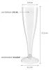 120 Stück WELLGRO 100ml Sektgläser aus Kunststoff Produktbild-Vorschau 2