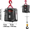 SucceBuy Elektrische Seilwinde, 2-in-1 Hebezeug, 500 kg Produktbild-Vorschau 8