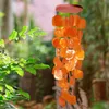 Tokoindah Capiz-Muschel-Girlande in Orange, hängende Deko Produktbild-Vorschau 4