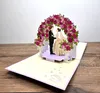 3D Pop-up-Hochzeitskarte mit Rosenblumenbogen und Produktbild-Vorschau 4