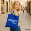 Huuraa Jutebeutel Edinburgh my love 10 Liter Bright Royal Produktbild-Vorschau 2