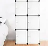 XINZI 6-boxová kombinovaná skriňa biela - DIY zásuvná Náhľad obrázku produktu 11