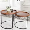 Beistelltisch 55cm Holz Design Tisch Modern Wohnzimmer Produktbild-Vorschau 5