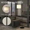 HOMCOM LED Stehlampe Stufenlos Dimmbar Stehleuchte mit Produktbild-Vorschau 8