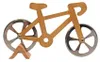 Fahrrad Pizzaschneider aus Holz Produktbild-Vorschau 1