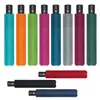 A collection of folded umbrellas in various colors, arranged in two rows. Produktbild-Vorschau