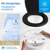 LOBENSWERK Toilettendeckel Schwarz Matt [Einfache Montage] Produktbild-Vorschau 3