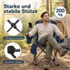 KOMFOTTEU Campingstuhl klappbar, bis 200 kg belastbar Produktbild-Vorschau 5