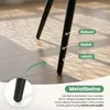 6er Set Samt-Polsterstühle, gesteppt MILO Beige mit Produktbild-Vorschau 7