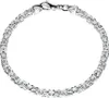 JEWLIX 4,5 mm Armband Königsketten Design 925er Silber Produktbild-Vorschau 1