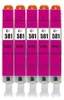 5 x cartouche d'encre compatible avec Canon CLI-581 M XXL Voir les images du produit 1