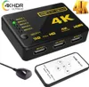 HDMI splitter, 5x1 portový prepínač, 4K ,1080p, diaľkové Náhľad obrázku produktu 3