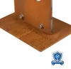Relaxdays Gartendeko Rostoptik, Lieblingsplatz, HxBxT: 71 x Produktbild-Vorschau 5