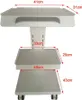 A medical trolley with dimensions indicated. Náhled obrázku produktu